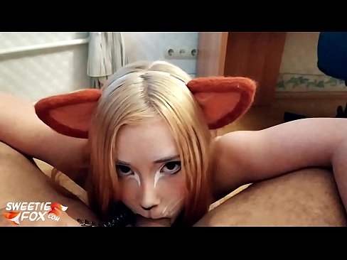 ❤️ Kitsune ingoia cazzo è cum in bocca ️ Super porn à noi ❌️